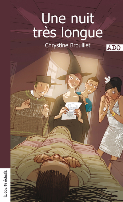 Une nuit très longue - Julie Delporte Chrystine Brouillet Chrystine Brouillet   - La courte échelle - 