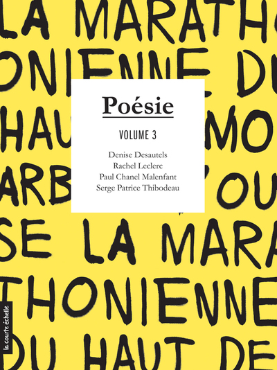 Poésie, volume 3 -  Collectif -   - La courte échelle - 9782896952090